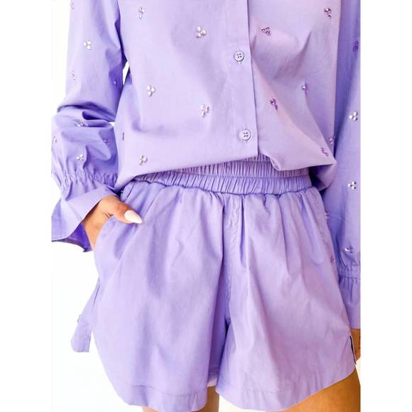 NEW TAYLOR TILLMAN luna short in light purple - Picture 4 of 5